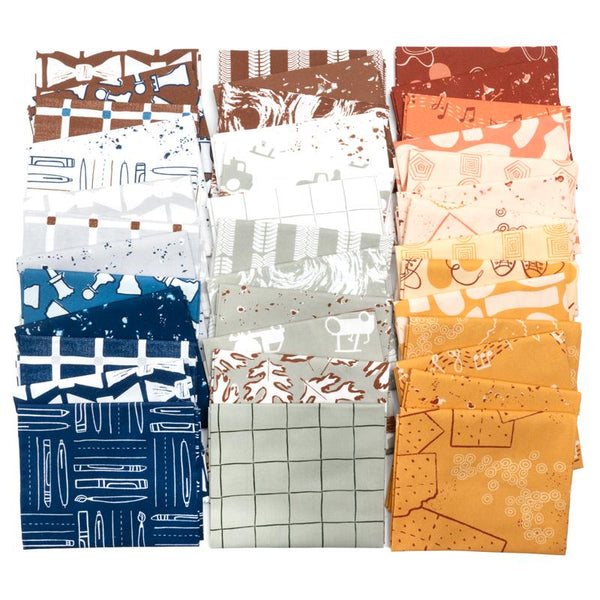 For My Boys Oliver 2.5-Inch Jelly Roll Rolie Polie 40 pieces - 25160JR - Moda Fabrics - Precut Bundle - Quilting Cotton Fabric