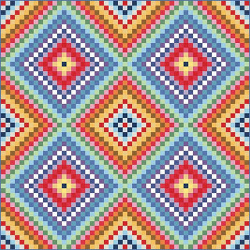 All In Quilt PATTERN P205 - American Jane Patterns - Riley Blake Designs - INSTRUCTIONS Only - Trip Around the World Design
