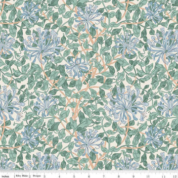 3-Yard cut - Liberty Wide-Width Craft Garden Trailing Honeysuckle B 0166W7418B - Riley Blake - 108" - Quilting Cotton