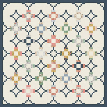 SALE Ebb & Flow Quilt KT-16600 - Sandy Gervais - Riley Blake Designs - Box Pattern - Ivy Reese - Quilting Cotton Fabric