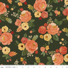 2 Yard 23" End of Bolt - Happy Fall Days Floral Floral WIDEBACK WB16347 Forest - Riley Blake - 108" - Flowers - Quilting Cotton Fabric