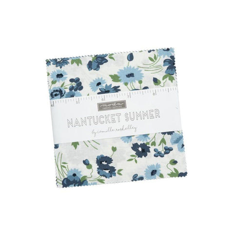 Nantucket Summer Charm Pack 5" Stacker Bundle 55260PP - Moda Fabrics - Boy - 42 piece Precut Pre cut - Quilting Cotton Fabric