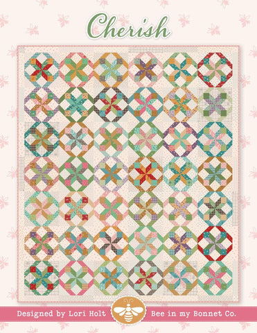 SALE It's Sew Emma Cherish Quilt PATTERN P051-ISE-300 by Lori Holt - Riley Blake Designs - Instructions Only - Fat Quarter Friendly