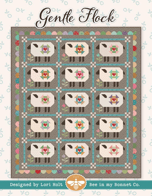SALE It's Sew Emma Gentle Flock Quilt PATTERN P051-ISE-309 - Lori Holt - Riley Blake Designs - Instructions Only - Fat Quarter Friendly