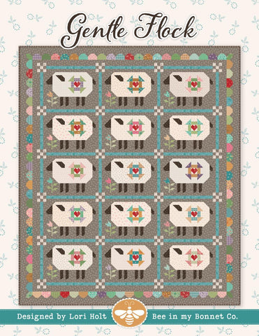 SALE It's Sew Emma Gentle Flock Quilt PATTERN P051-ISE-300 by Lori Holt - Riley Blake Designs - Instructions Only - Fat Quarter Friendly