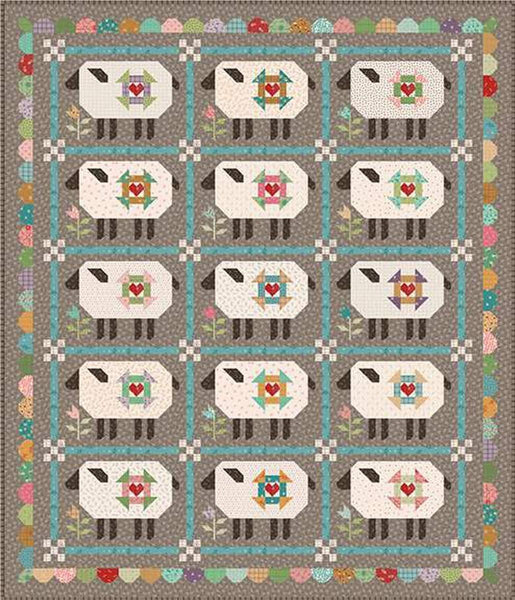 SALE It's Sew Emma Gentle Flock Quilt PATTERN P051-ISE-300 by Lori Holt - Riley Blake Designs - Instructions Only - Fat Quarter Friendly