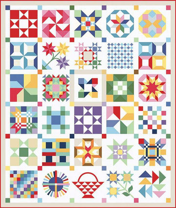 SALE Gems & Jewels Quilt PATTERN P205 - American Jane Patterns - Riley Blake Designs - INSTRUCTIONS Only - Fat Quarter Friendly