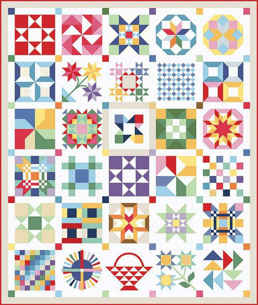 Gems and Jewels Quilt PATTERN P205 by American Jane Patterns - Riley Blake Designs - INSTRUCTIONS Only - Fat Quarter Friendly