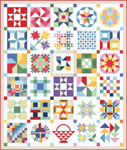 Gems and Jewels Quilt PATTERN P205 by American Jane Patterns - Riley Blake Designs - INSTRUCTIONS Only - Fat Quarter Friendly