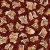 Image of Roar of the Pride Cubs Toss Brick quilting cotton fabric by Morris Creative Group for QT Fabrics. Features cubs on a red background. Cute Little Fabric Shop