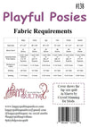 SALE Playful Posies Quilt Pattern HQ-138 - Melissa Corry - Moda Fabrics - INSTRUCTIONS Only - 10 Inch Stacker Friendly - Multiple Sizes