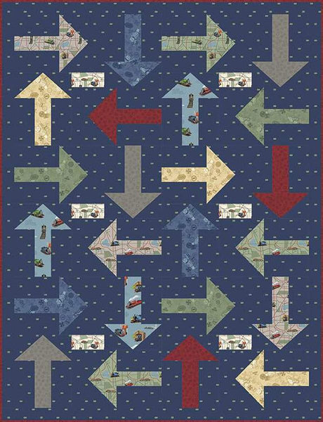 Every Which Way Quilt PATTERN P042 by Amber Johnson - Riley Blake Designs - INSTRUCTIONS Only - Arrows Beginner Friendly