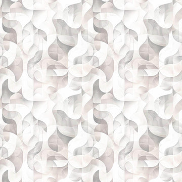 Image of Solstice Kaleidoscope Geo Gray quilting cotton fabric by Morris Creative Group for QT Fabrics. Features geometric designs on a gray background. Cute Little Fabric Shop