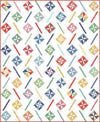 Pick Up Sticks Quilt PATTERN P205 - American Jane - Riley Blake Designs - INSTRUCTIONS Only - 10" Stacker Friendly