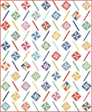 Pick Up Sticks Quilt PATTERN P205 - American Jane - Riley Blake Designs - INSTRUCTIONS Only - 10" Stacker Friendly
