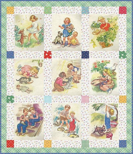 Precious Little Things Quilt PATTERN P205 by American Jane Patterns - Riley Blake Designs - INSTRUCTIONS Only - Panel Quilt