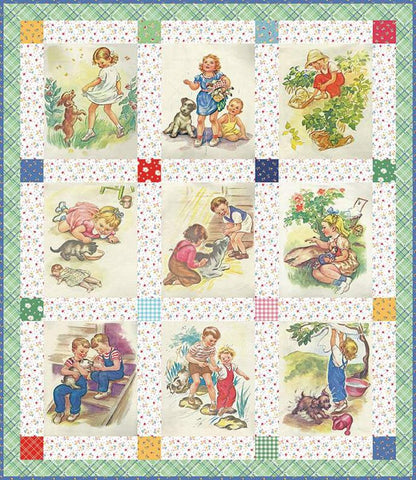 Precious Little Things Quilt PATTERN P205 by American Jane Patterns - Riley Blake Designs - INSTRUCTIONS Only - Panel Quilt