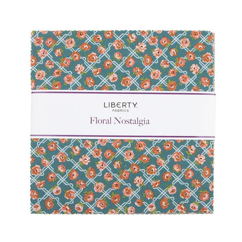 Floral Nostalgia 10" Stacker Bundle - Riley Blake Designs - 42 piece Precut - Nature Flowers - Quilting Cotton Fabric