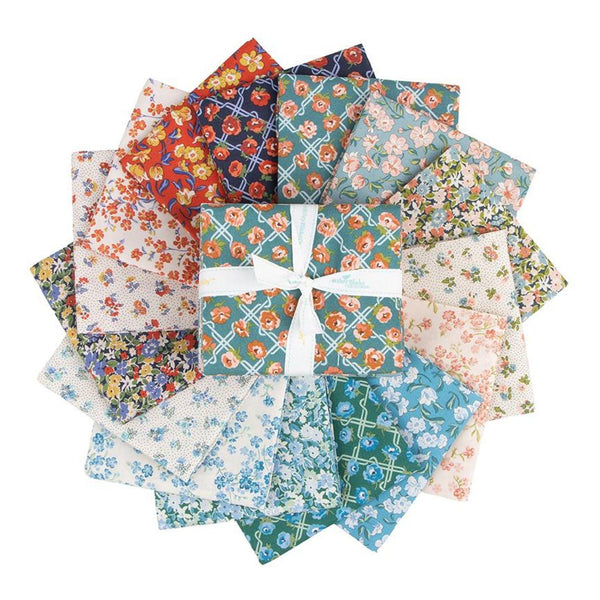 Floral Nostalgia Quarter Bundle 15 pieces - Riley Blake - Pre cut Precut - Liberty Fabrics - Quilting Cotton Fabric