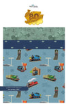SALE Thomas & Friends™ 80th Anniversary 2.5 Inch Rolie Polie 40-Piece RP-17010-40 - Precut - Quilting Cotton Fabric - Licensed Product