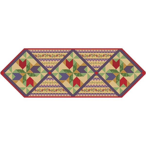 Wind Blown Table Runner PATTERN P218 by Calico Patch Designs - Riley Blake Designs - Instructions Only - Pieced Tulip
