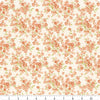 Floral Nostalgia Forget-Me-Not Trail quilting cotton fabric by Liberty Fabrics for Riley Blake Designs. Features flowers on a cream background. Cute Little Fabric Shop