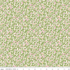 Image of Craft Garden Willow Stitch quilting cotton fabric by Liberty Fabrics for Riley Blake Designs. Features leaves on a cream background. Cute Little Fabric Shop