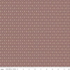 Image of Threads of Grace Ivy Marsala quilting cotton fabric by Kassidy Grace for Riley Blake Designs. Features leaves on a maroon background. Cute Little Fabric Shop
