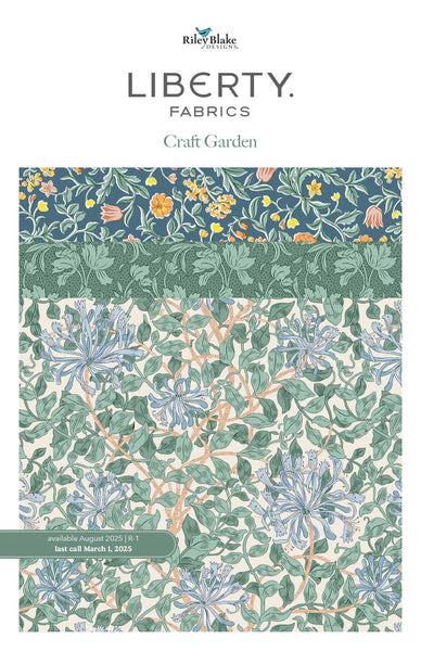 SALE Craft Garden Layer Cake 10" Stacker Bundle - Riley Blake - 42 piece Pre cut - Liberty Fabrics - Quilting Cotton Fabric
