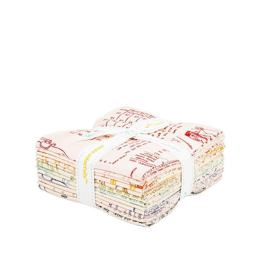 TYPE/ography B Backgrounds Fat Quarter Bundle 12-piece - Riley Blake - Precut - Quilting Cotton Fabric