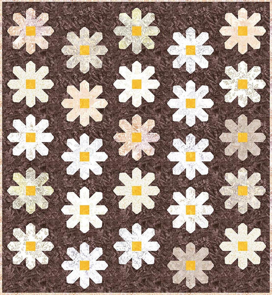 SALE Fresh as a Daisy Quilt PATTERN P176 by Pen + Paper Patterns - Riley Blake - Instructions Only - Many Sizes Precut Friendly