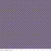 Image of Vera's Garden Basket Weave Purple quilting cotton fabric by Vicki McCarty for Riley Blake Designs. Features weave on a purple background. Cute Little Fabric Shop