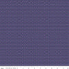 Image of Vera's Garden Circles Purple quilting cotton fabric by Vicki McCarty for Riley Blake Designs. Features shapes on a purple background. Cute Little Fabric Shop