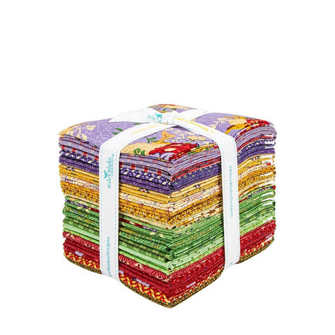 SALE Vera's Garden Fat Quarter Bundle 26 pieces - Riley Blake Designs - Pre cut Precut - Quilting Cotton Fabric