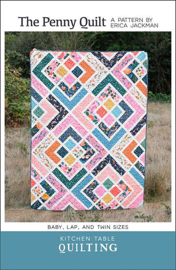 SALE The Penny Quilt PATTERN P212 - Erica Jackman - Riley Blake - INSTRUCTIONS Only - Multiple Sizes Fat Quarter Friendly