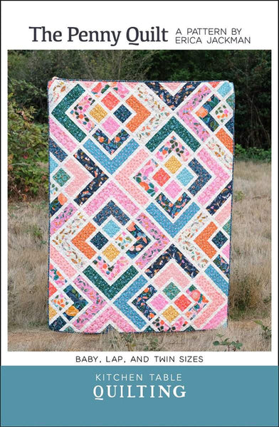 SALE The Penny Quilt PATTERN P212 by Erica Jackman - Riley Blake - INSTRUCTIONS Only - Multiple Sizes Fat Quarter Friendly
