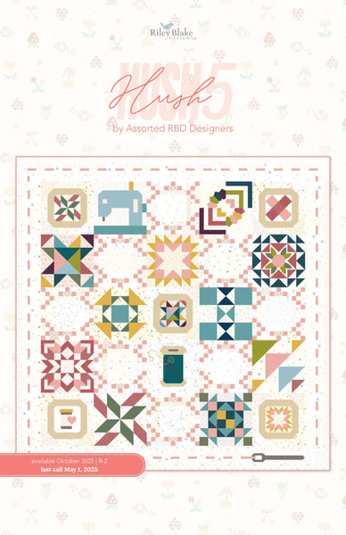 SALE Hush Hush 5 Layer Cake 10" Stacker Bundle - Riley Blake Designs - 42 piece Precut Pre cut - Quilting Cotton Fabric