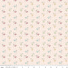 Image of Hush Hush 5 Stitched With Love quilting cotton fabric by Assorted Designers for Riley Blake Designs. Features embroidery on an off-white background. Cute Little Fabric Shop.