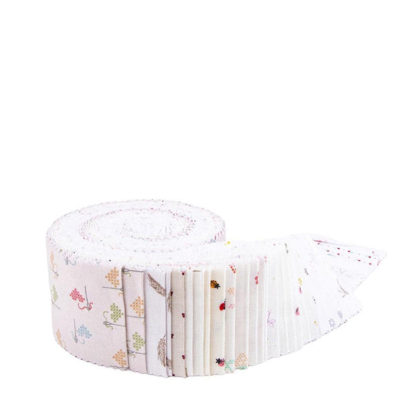 SALE Hush Hush 5 2.5 Inch Rolie Polie Jelly Roll 40 pieces - Riley Blake Designs - Precut Pre cut Bundle - Quilting Cotton Fabric