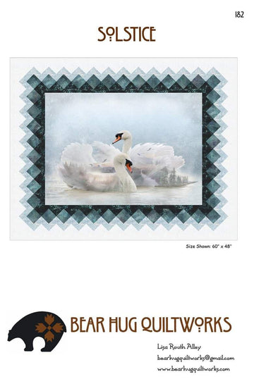 SALE Solstice Quilt PATTERN P211-SOLSTICE - Bear Hug Quiltworks - Riley Blake Designs - Instructions Only - Confident Beginner