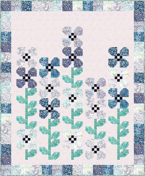 SALE Horace's Hollyhocks Quilt PATTERN P180 by Wendy Sheppard - Riley Blake Designs - INSTRUCTIONS Only - Fat Quarter Friendly