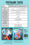 Patchwork Duffle PATTERN P234 - Knot & Thread Design - Riley Blake Design - INSTRUCTIONS Only - Fat Quarter Friendly