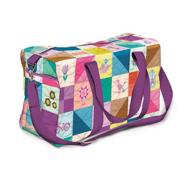 Patchwork Duffle PATTERN P234 by Knot and Thread Design - Riley Blake Design - INSTRUCTIONS Only - Fat Quarter Friendly