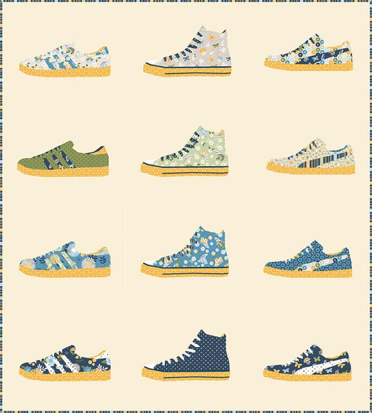 Kicks Quilt Pattern P259 by Latifah Saafir Studios P256-KICKS - Riley Blake Designs - INSTRUCTIONS Only - Multiple Sizes