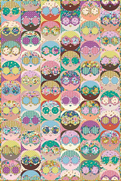 SALE Vantage Point Quilt PATTERN P100 by Bluebird Patterns - Riley Blake Designs - INSTRUCTIONS Only - Piecing Faces