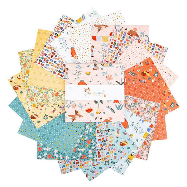SALE Thimbelina & The Sewing Faries 10" Stacker Bundle 10-16860-42 - Riley Blake Designs - 42 piece Precut - Quilting Cotton Fabric