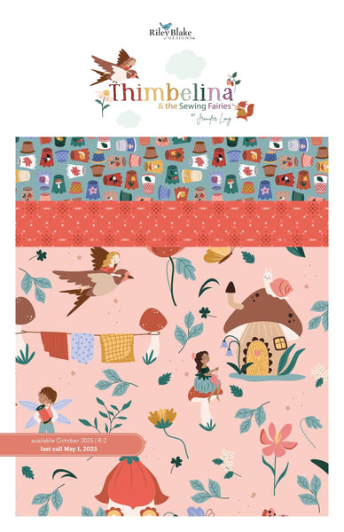 SALE Thimbelina & The Sewing Fairies 5" Stacker Bundle 5-16860-42 - Riley Blake Designs - 42 piece Precut Pre cut - Quilting Cotton Fabric