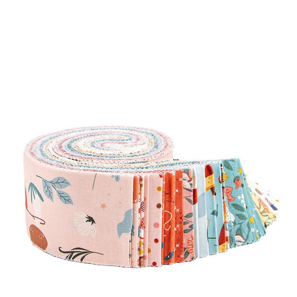 SALE Thimbelina & The Sewing Fairies 2.5 Inch Rolie Polie Jelly Roll 40 pieces RP-16970-40 - Riley Blake - Precut - Quilting Cotton Fabric