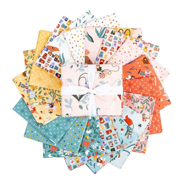 SALE Thimbelina & The Sewing Fairies Fat Quarter Bundle 18 pieces - Riley Blake Designs - Pre Cut Precut - Quilting Cotton Fabric