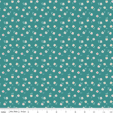 SALE Sew Happy! Petals C16731 Cozy - Riley Blake Designs - Daisies Floral Flowers - Lori Holt - Quilting Cotton Fabric